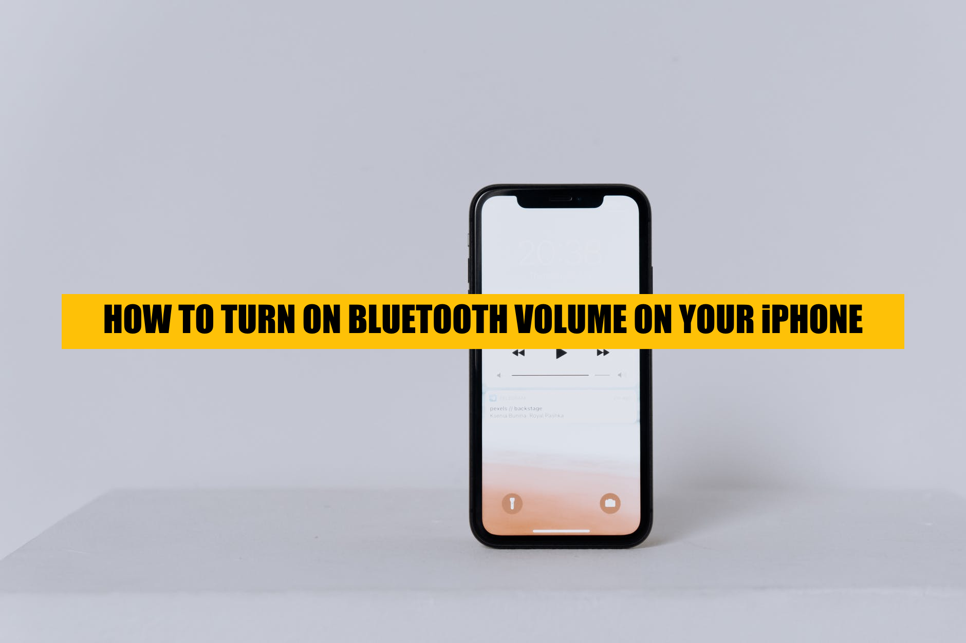 How do I turn on Bluetooth volume on my iPhone_
