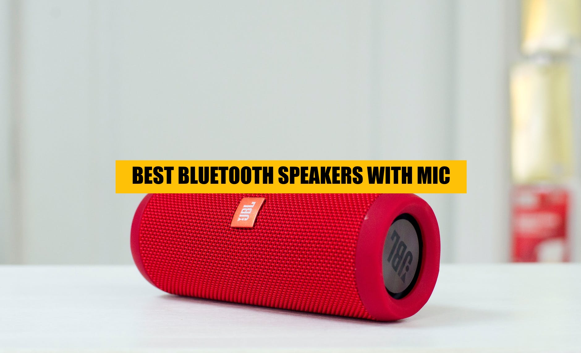 best bluetooth speakers with a mic